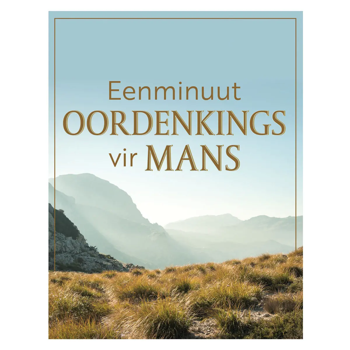 Eenminuut-Oordenkings Vir Mans (Sagteband) 1