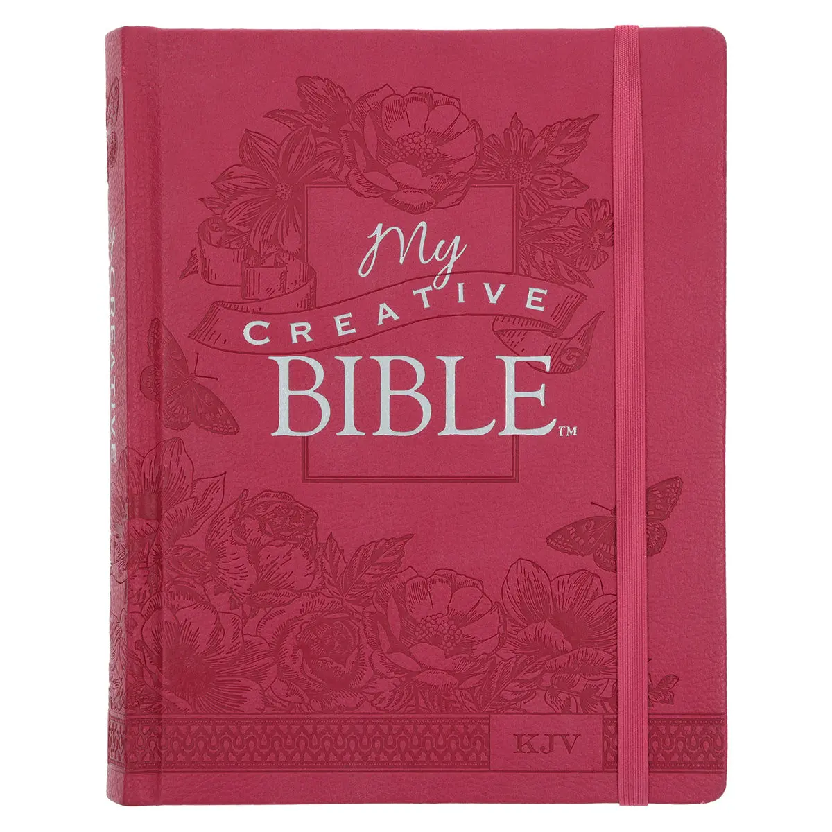 Kjv Pink Faux Leather Hardcover My Creative Bible 1