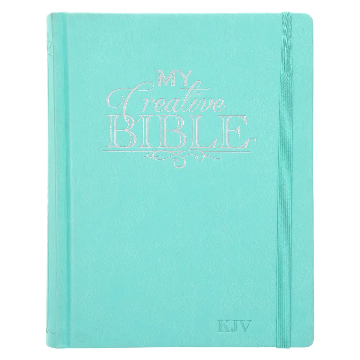 Kjv Aquamarine Faux Leather Hardcover My Creative Bible 1