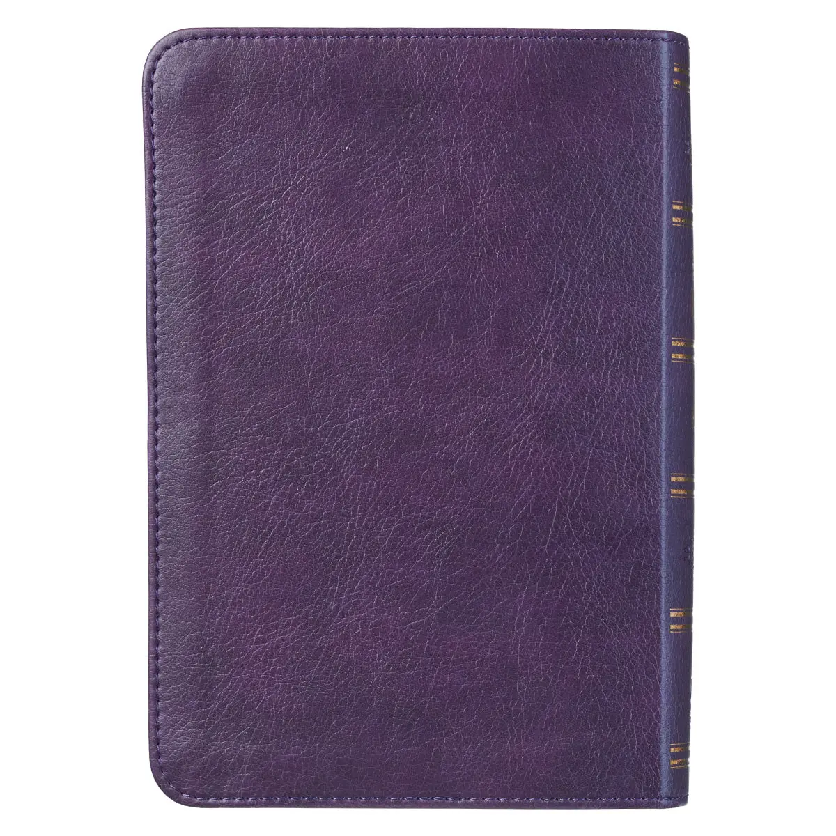 Kjv Purple Faux Leather Compact Bible Large Print Red Letter 2