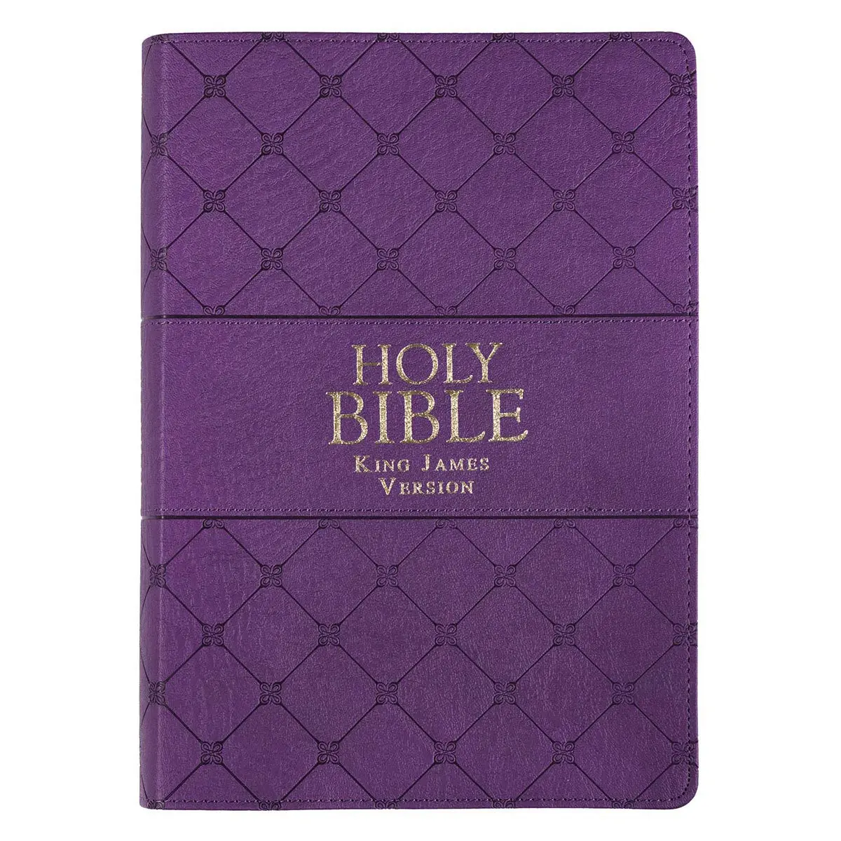 Kjv Purple Faux Leather Super Giant Print Bible Red Letter 1