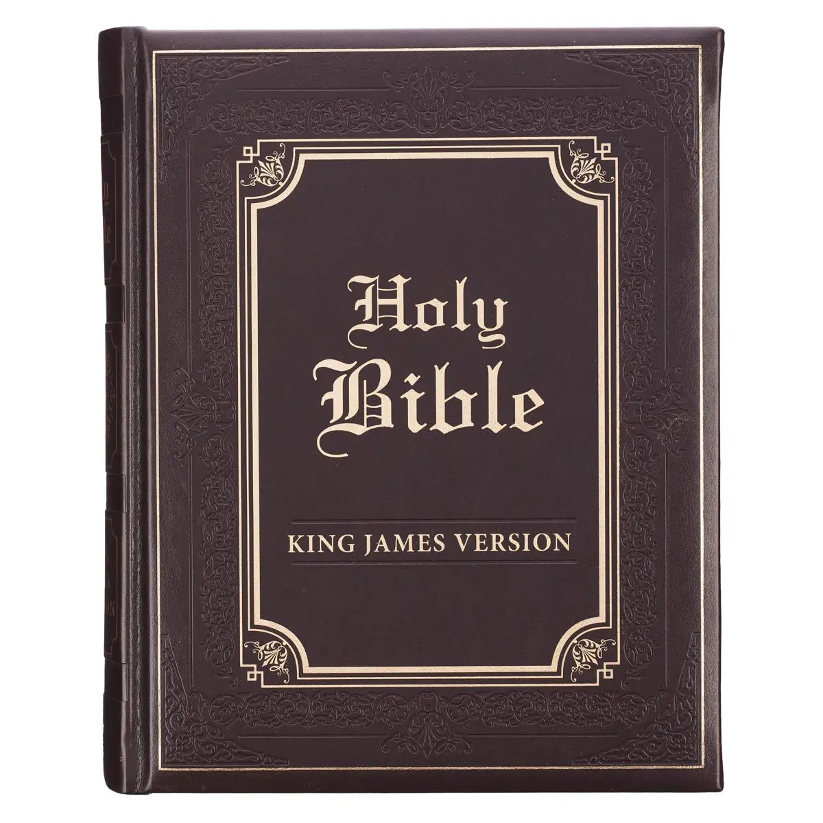 Kjv Brown Faux Leather Family Bible 1