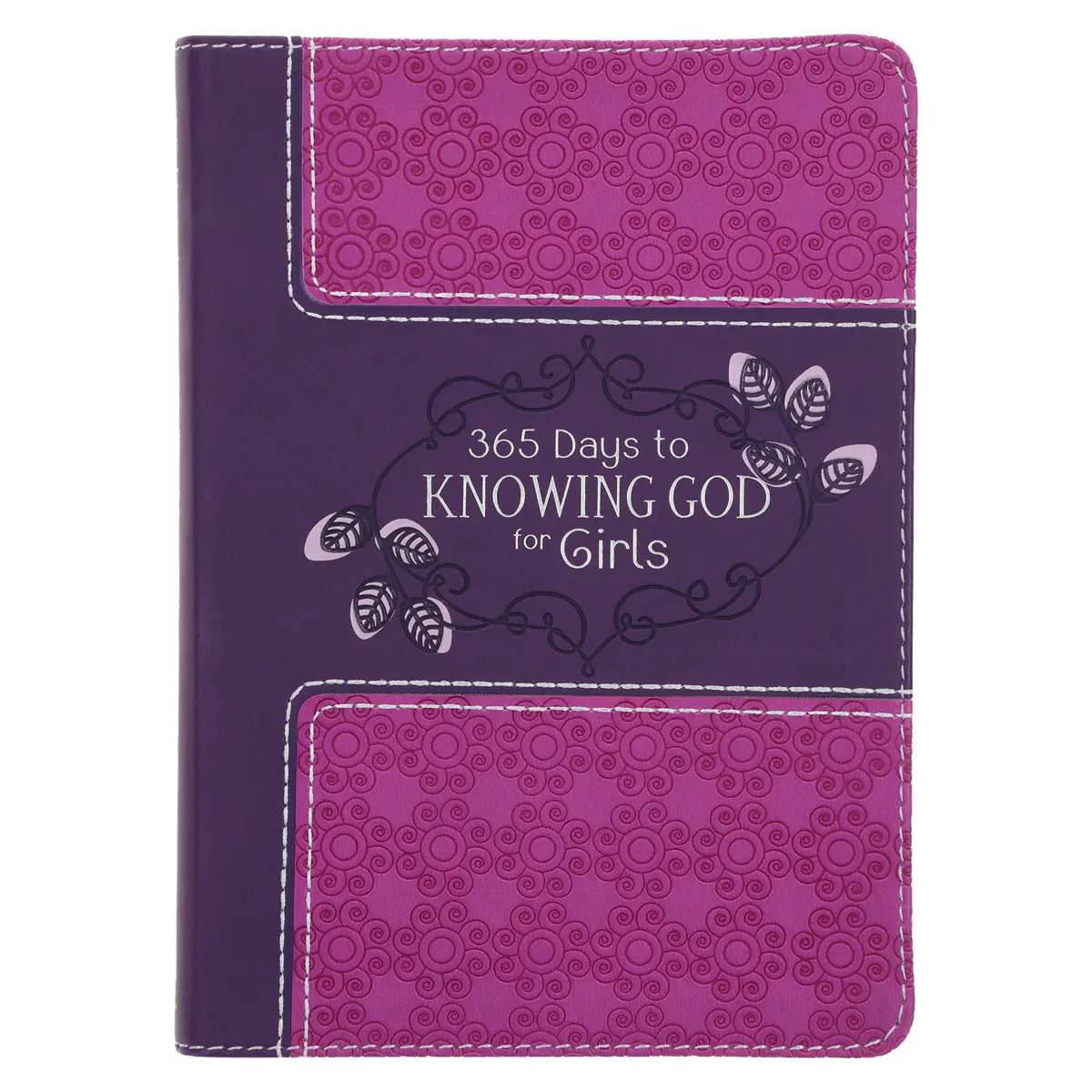 365 Days To Knowing God For Girls Faux Leather 1
