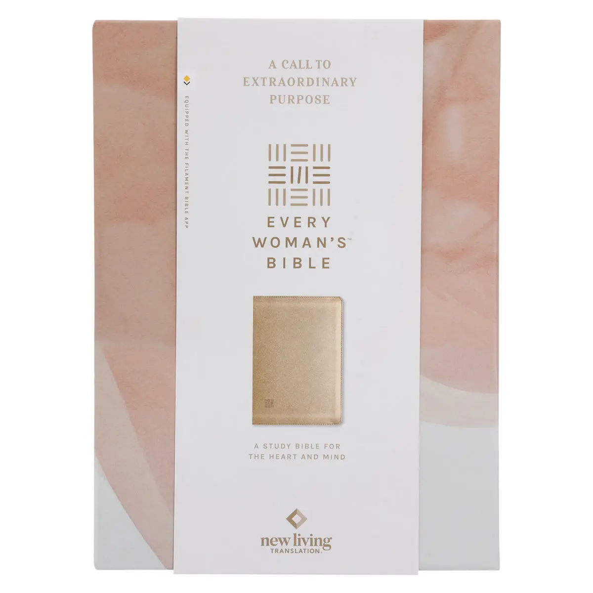 Nlt Soft Gold Imitation Leather Filament Enabled Every Woman’S Bible 1