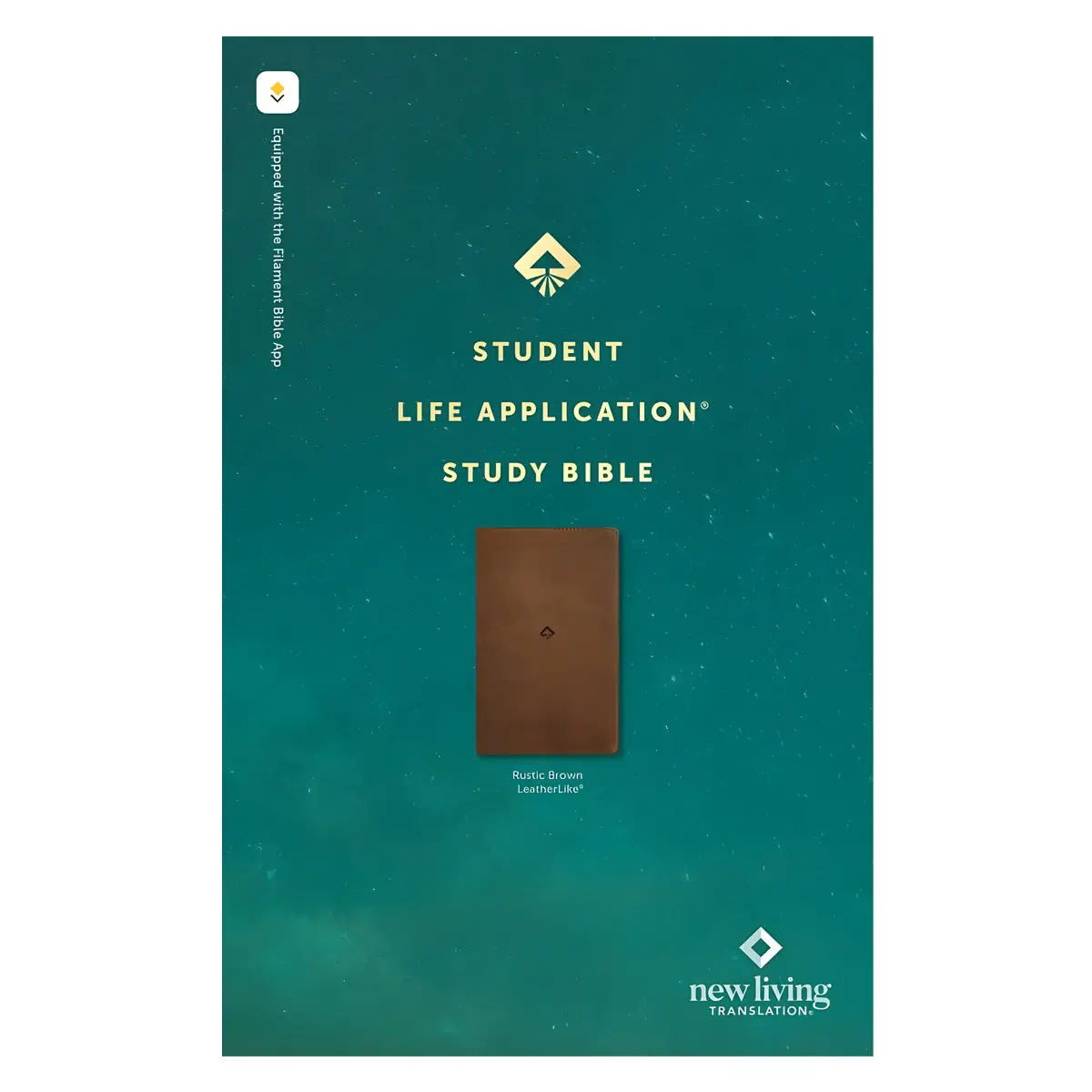 Nlt Rustic Brown Imitation Leather Filament Student Life Application Bible Red Letter 2