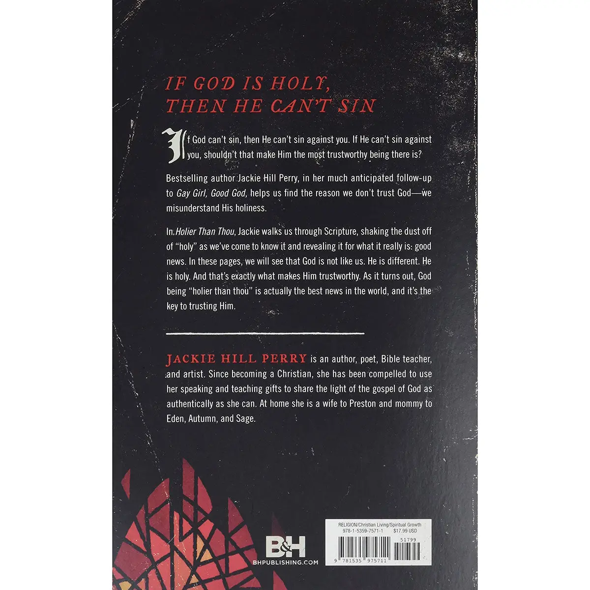 Holier Than Thou: How God's Holiness Helps Us Trust Him (Paperback) 2