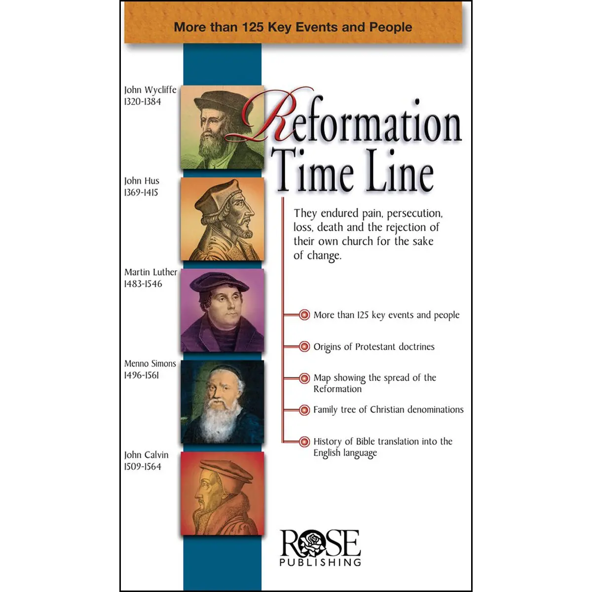 Reformation Time Line: More Than 125 Key Events And People (Pamphlet) 1