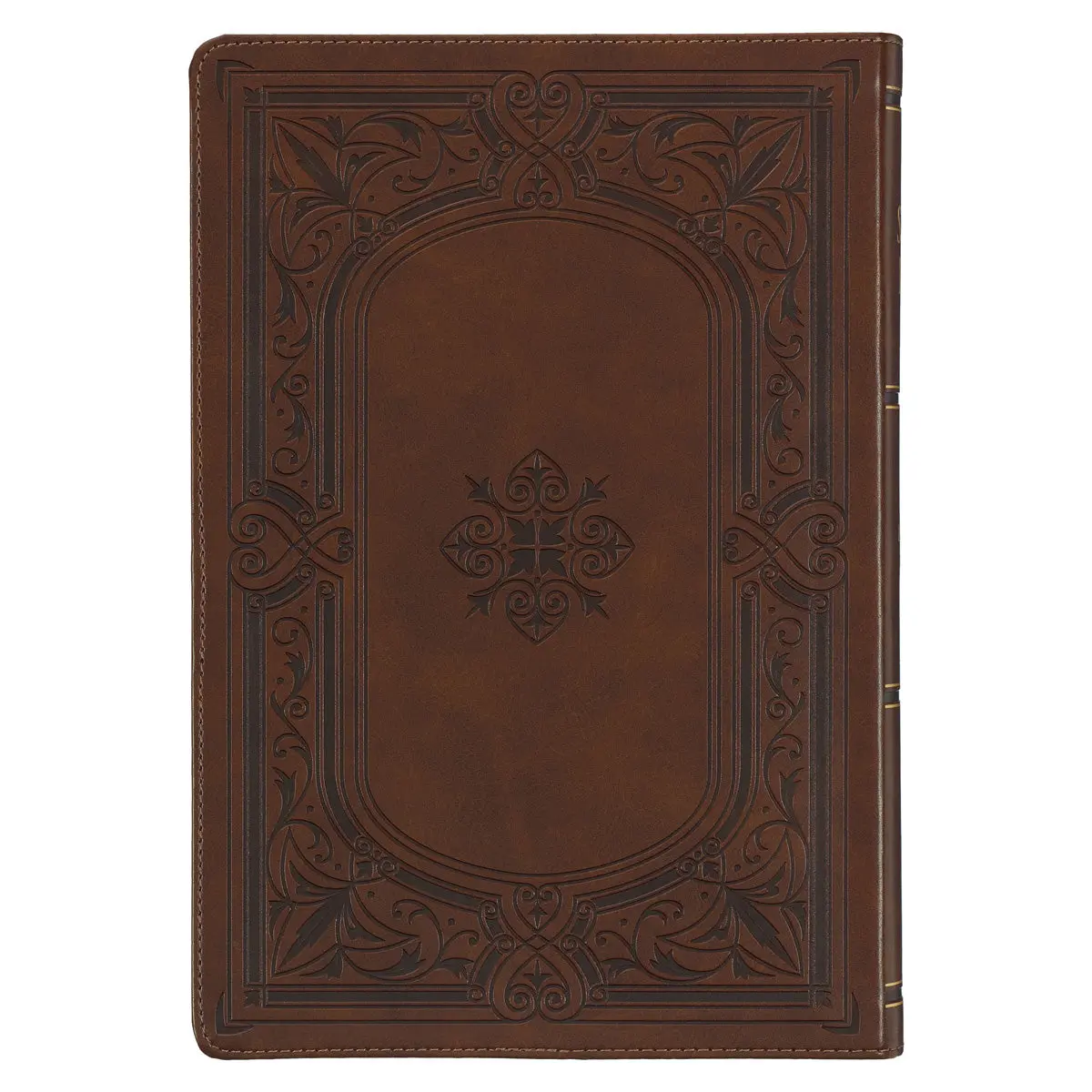 Kjv Brown Frame Faux Leather Study Bible Large Print 2