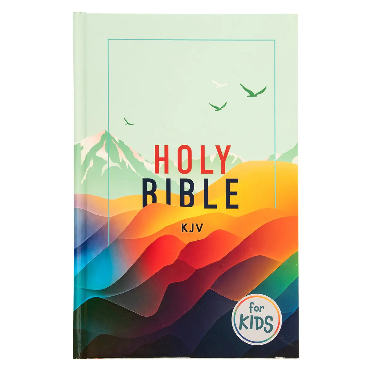 Kjv Teal Mountains Hardcover Kids Bible Large Print 1