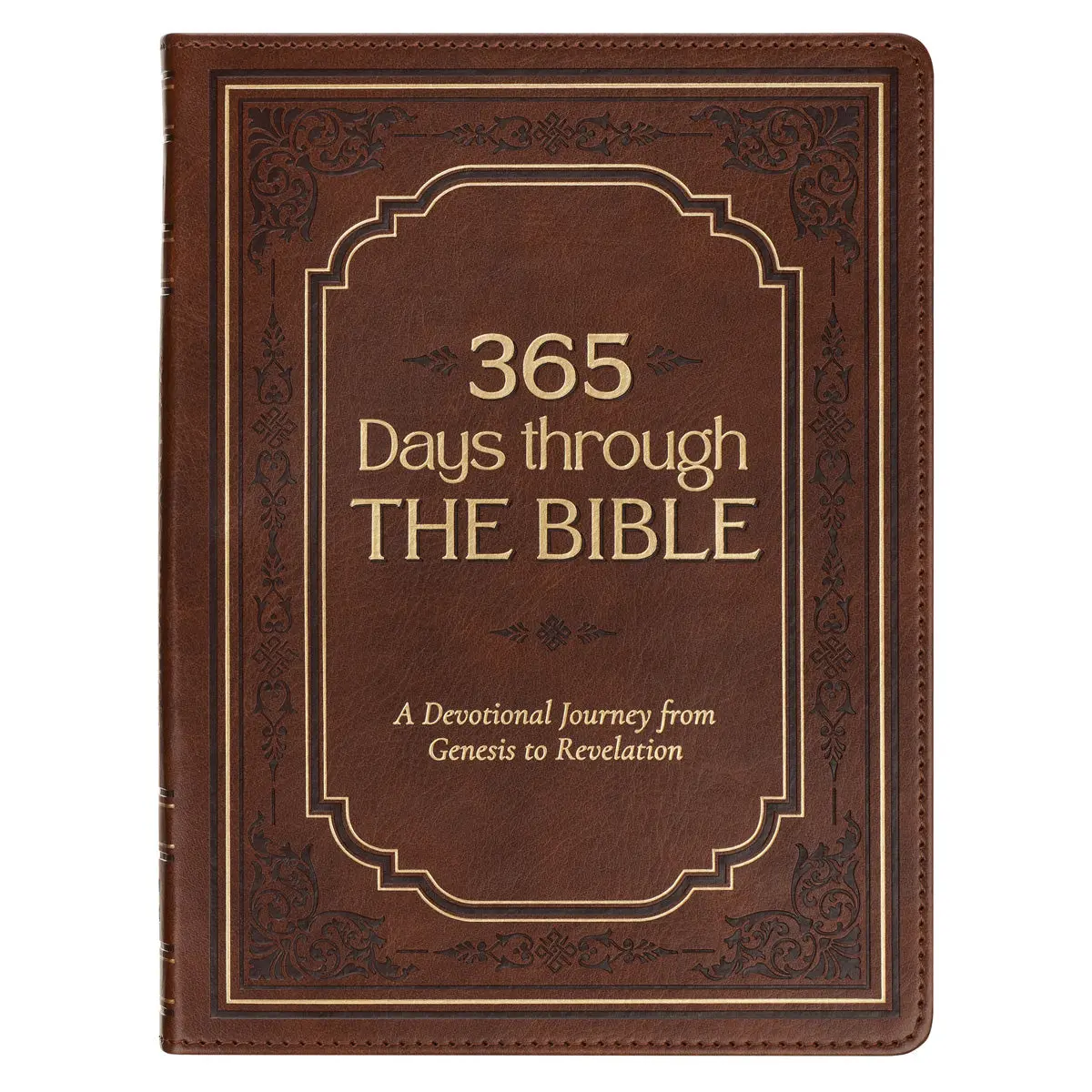 365 Days Through The Bible: A Devotional Journey From Genesis To Revelation (Faux Leather) 1