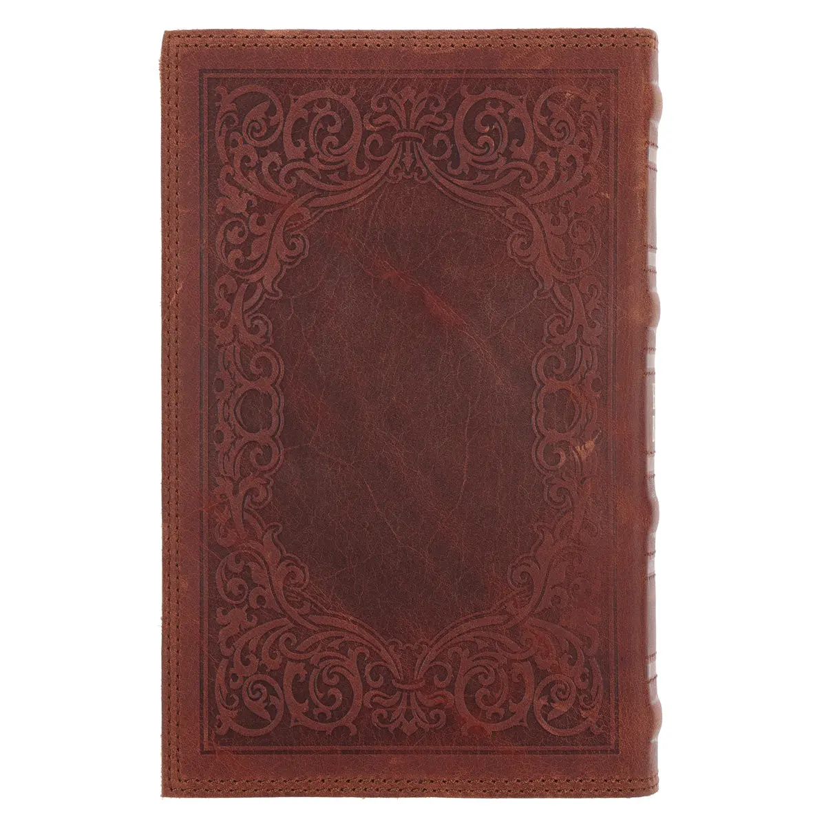 Kjv Dark Brown Frame Genuine Leather Bible Giant Print 2