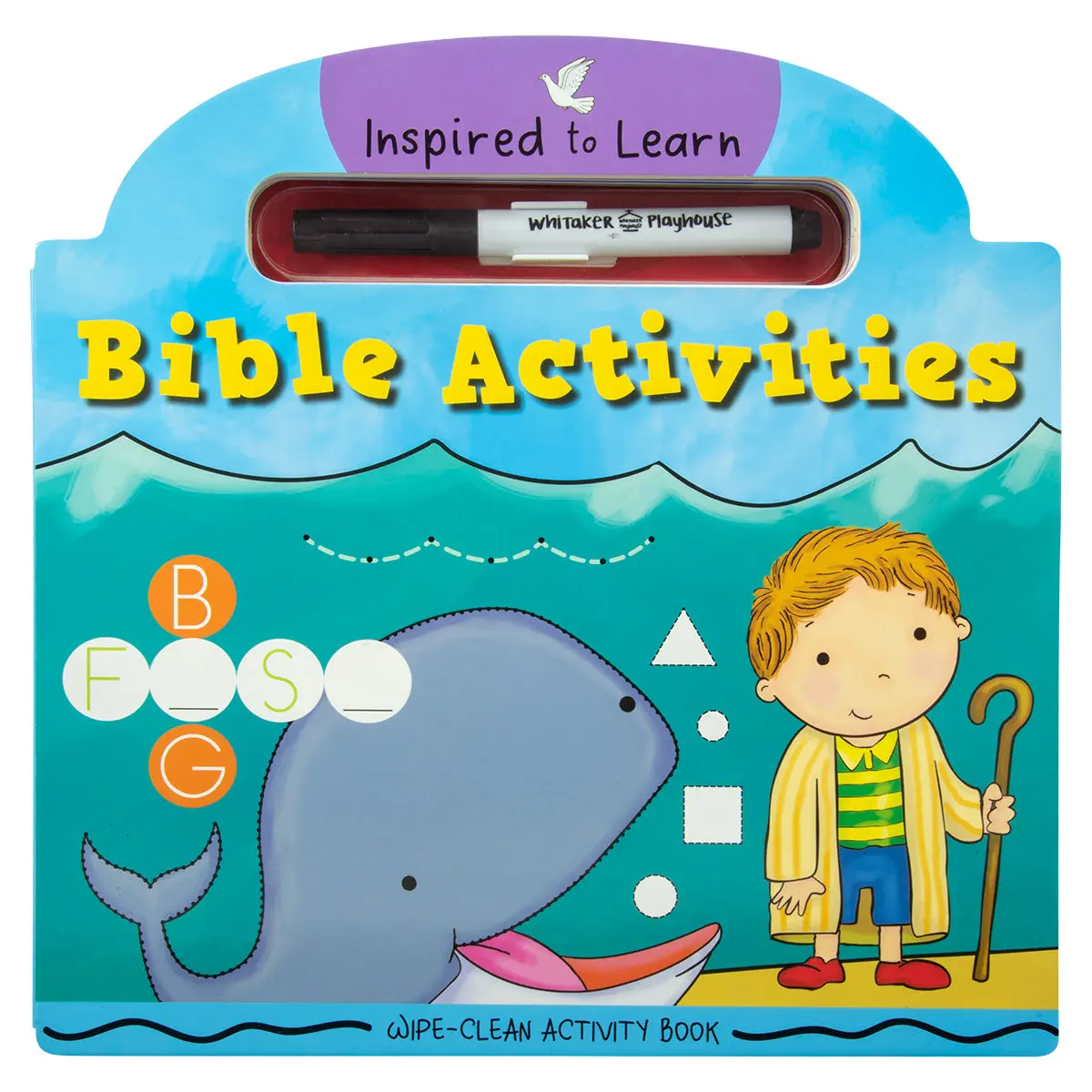 Bible Activities: Wipe-Clean Activity Book (Inspired To Learn)(Board Book) 1