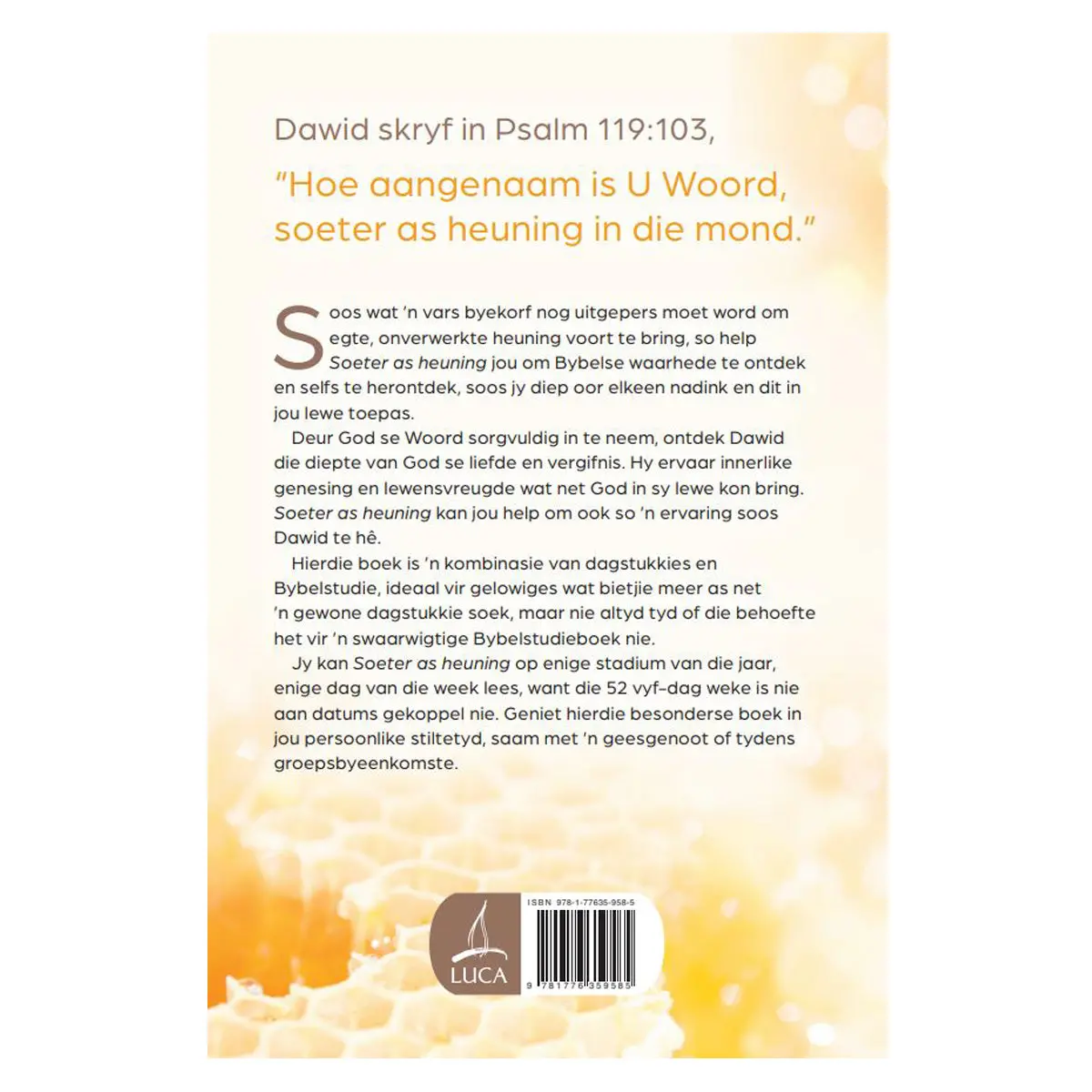 Soeter As Heuning: Delf Daagliks Dieper In Die Woord (Sagteband) 2