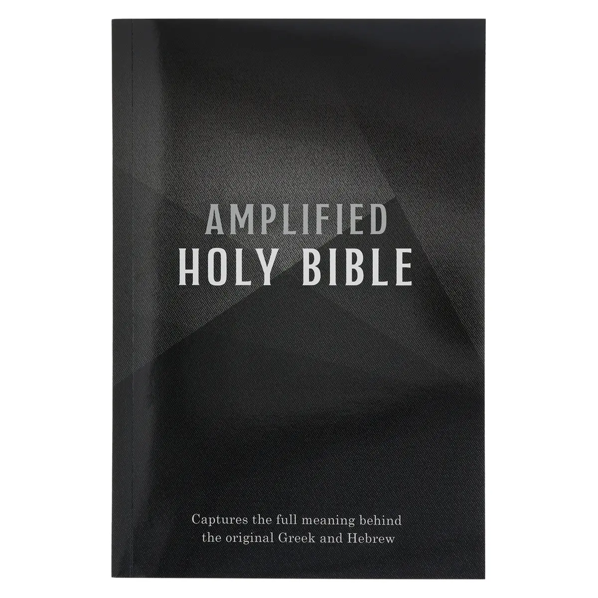 Amplified Black Paperback Economy Edition Bible 1