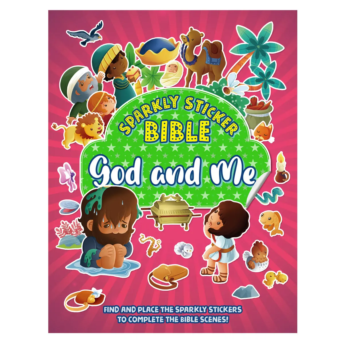 God And Me - Sparkly Sticker Bible (Paperback) 1