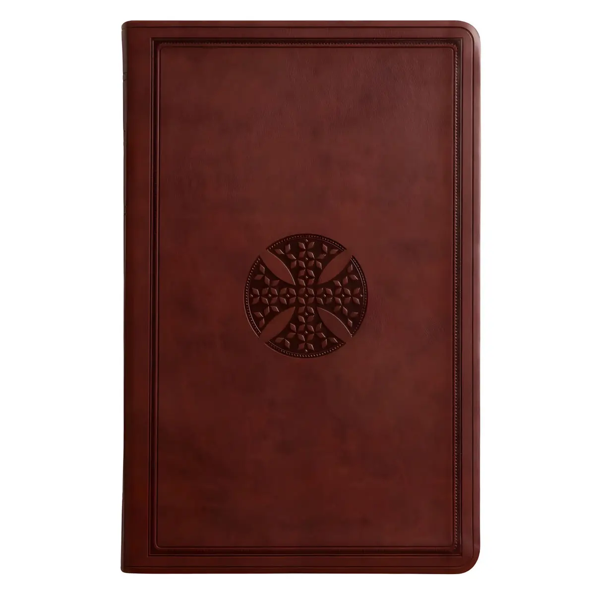 Esv Brown Mosaic Cross Design Imitation Leather Value Thinline Bible 1