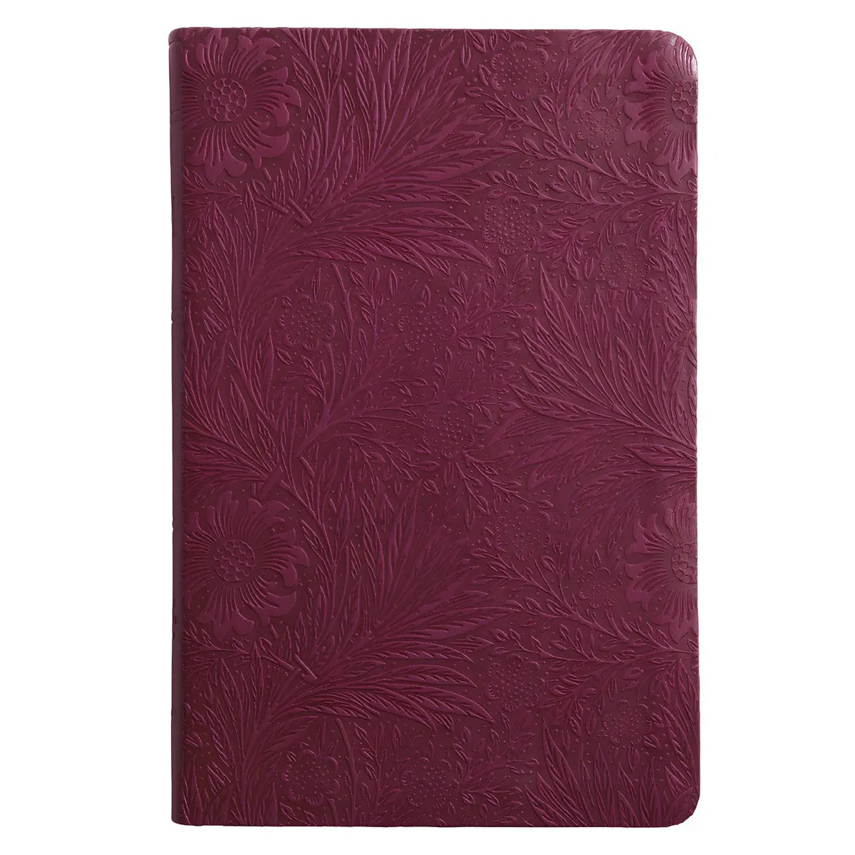 Esv Raspberry Floral Design Imitation Leather Value Thinline Bible 1