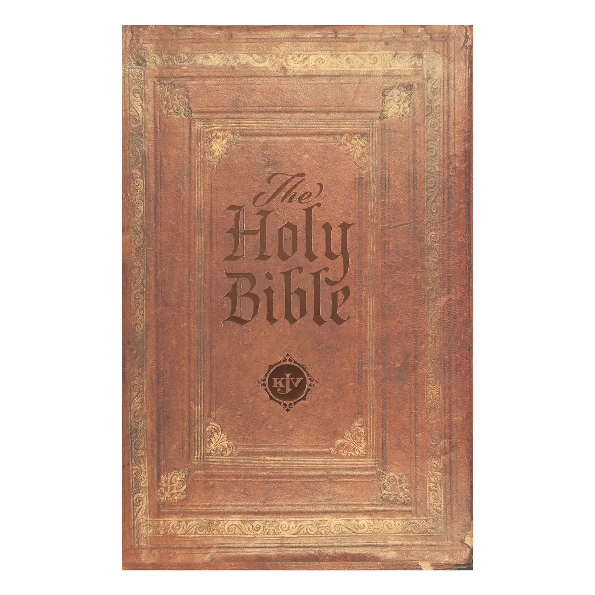 Kjv Light Brown And Gold Paperback Outreach Bible 1
