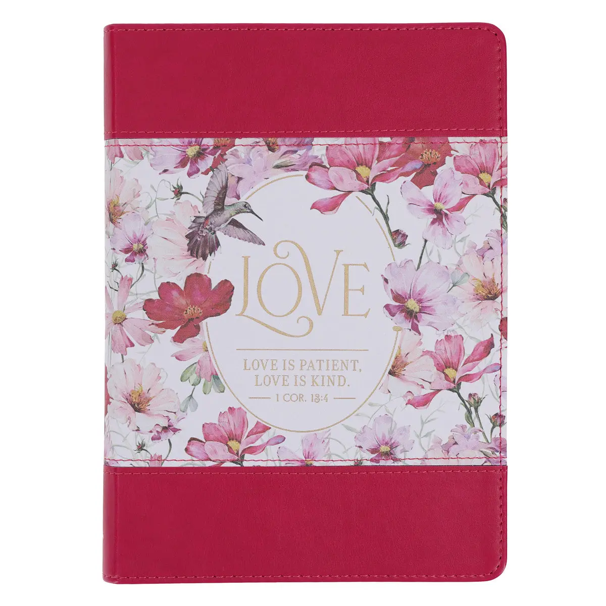 Love Is Patient, Love Is Kind Faux Leather Journal 1