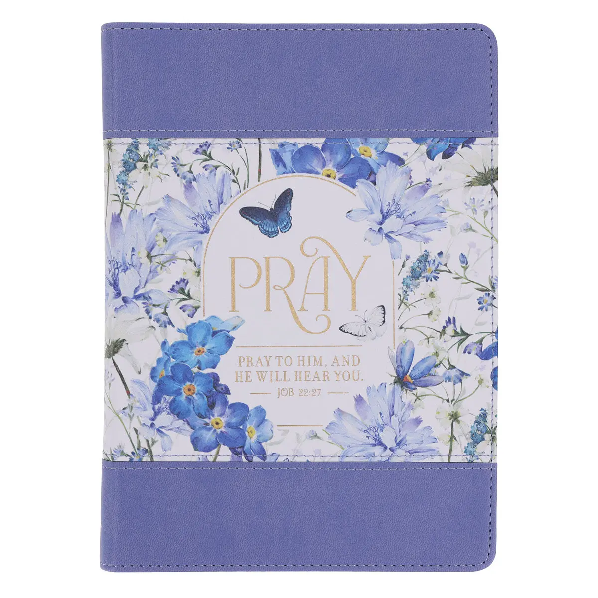 Pray To Him, And He Will Hear You Faux Leather Journal 1