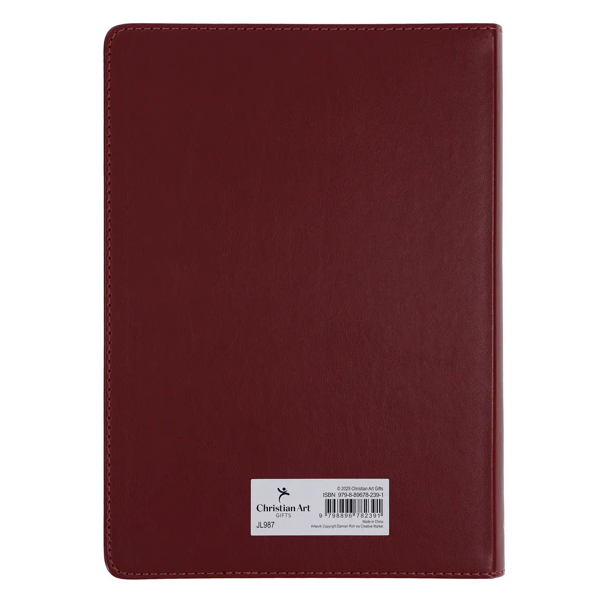 May The God Of Hope Fill You With All Joy Faux Leather Journal 2