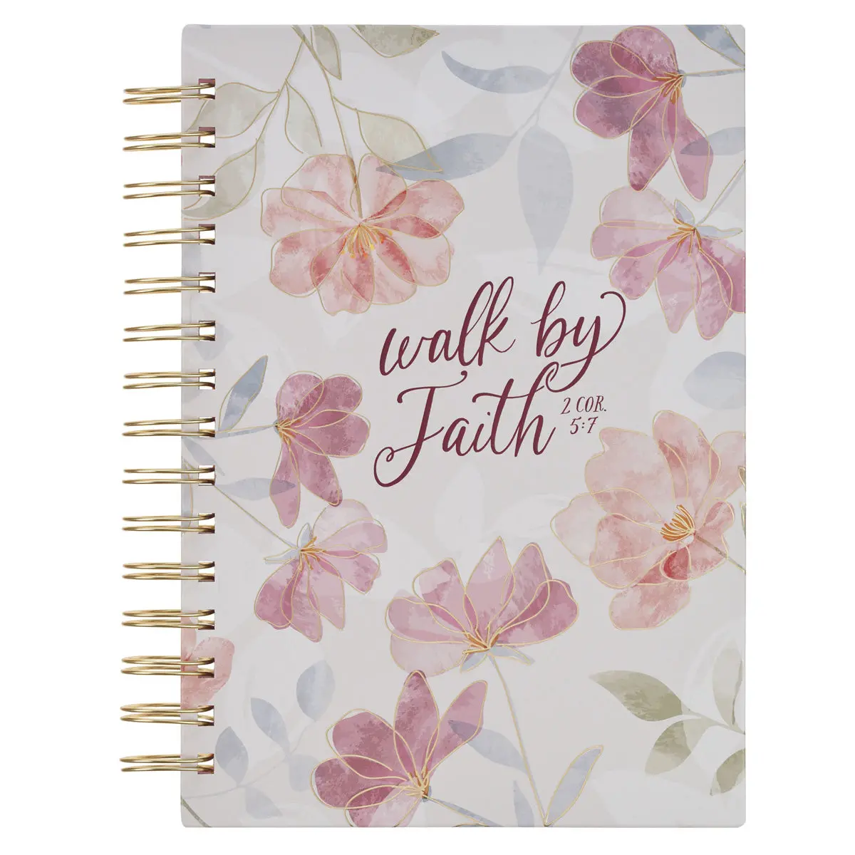 Walk By Faith Hardcover Wirebound Journal 1