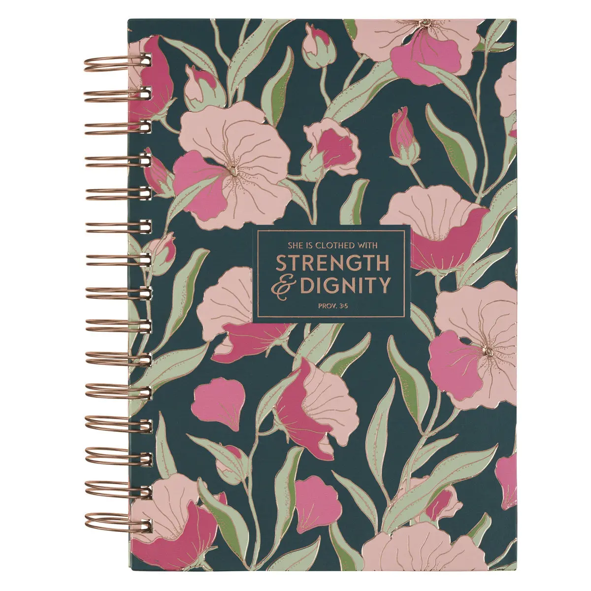 Strength And Dignity Hardcover Wirebound Journal 1