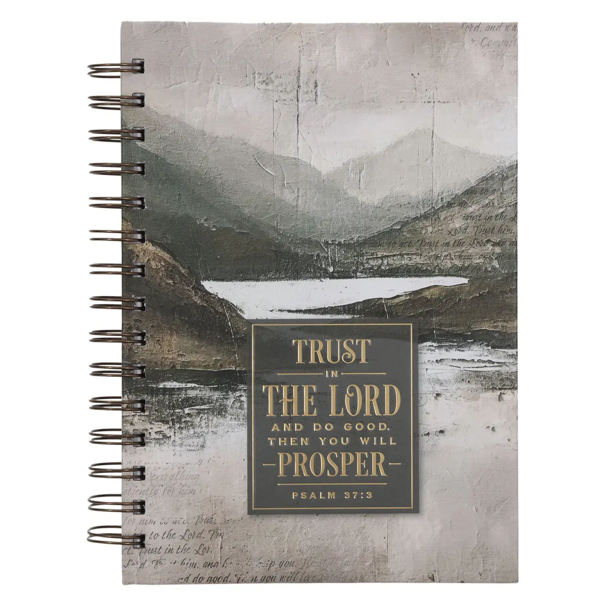Trust In The Lord And Do Good Hardcover Wirebound Journal 1