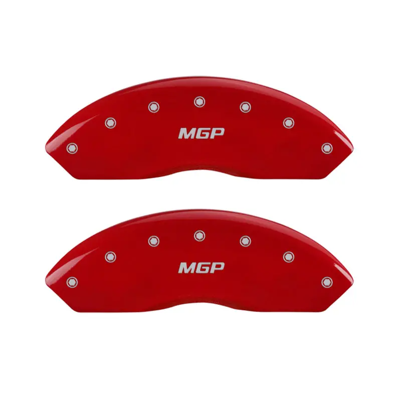 Mgp Engraved Front & Rear Caliper Covers – Red Finish, Fits Multiple Vehicle Models 1