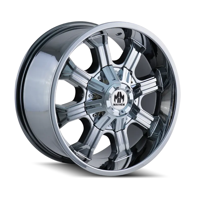 Mayhem Beast Chrome Wheel – 20X9", 8X165.1 Bolt Pattern, -12Mm Offset, 130.8Mm Hub Bore 1