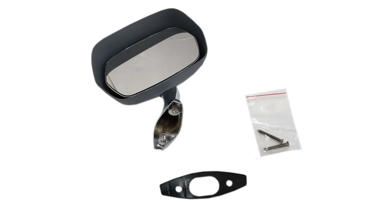 Amc-234Rhcp 1970-74 Amc Rh Painted Rearview Mirror With Chrome Base 1
