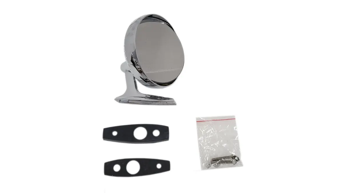 Amc64-160Rhc 1964-67 Amc Rh Chrome Rearview Mirror 1