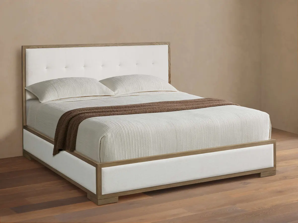 Darien Box-Tufted Panel Bed 1