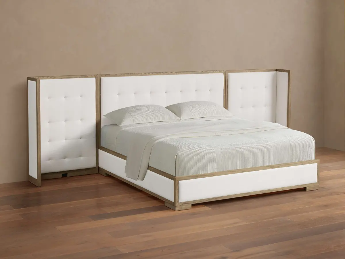 Darien Extended Box-Tufted Shelter Bed 1