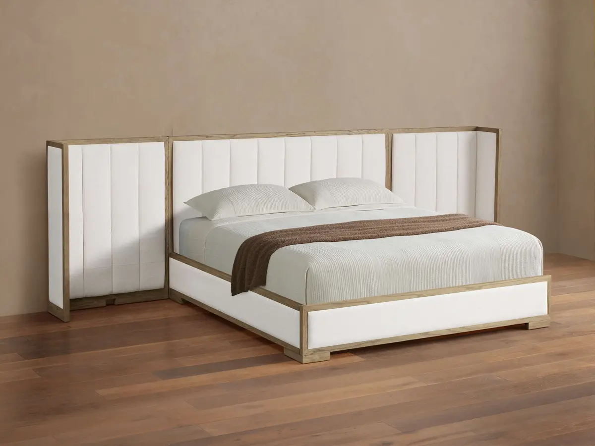 Darien Extended Channel-Stitched Shelter Bed 1