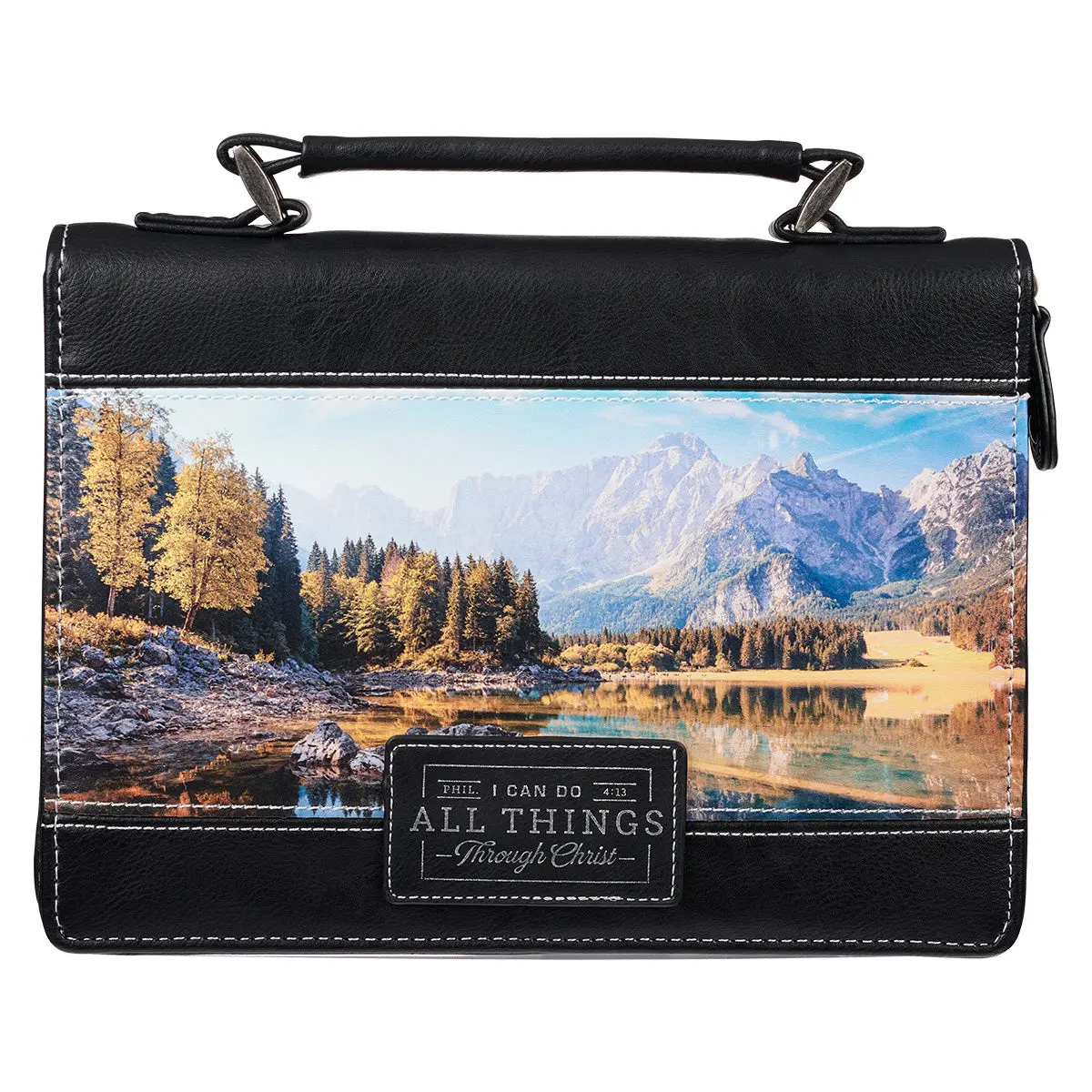 All Things Scenic Phil 4:13 (Faux Leather Bible Bag) 1