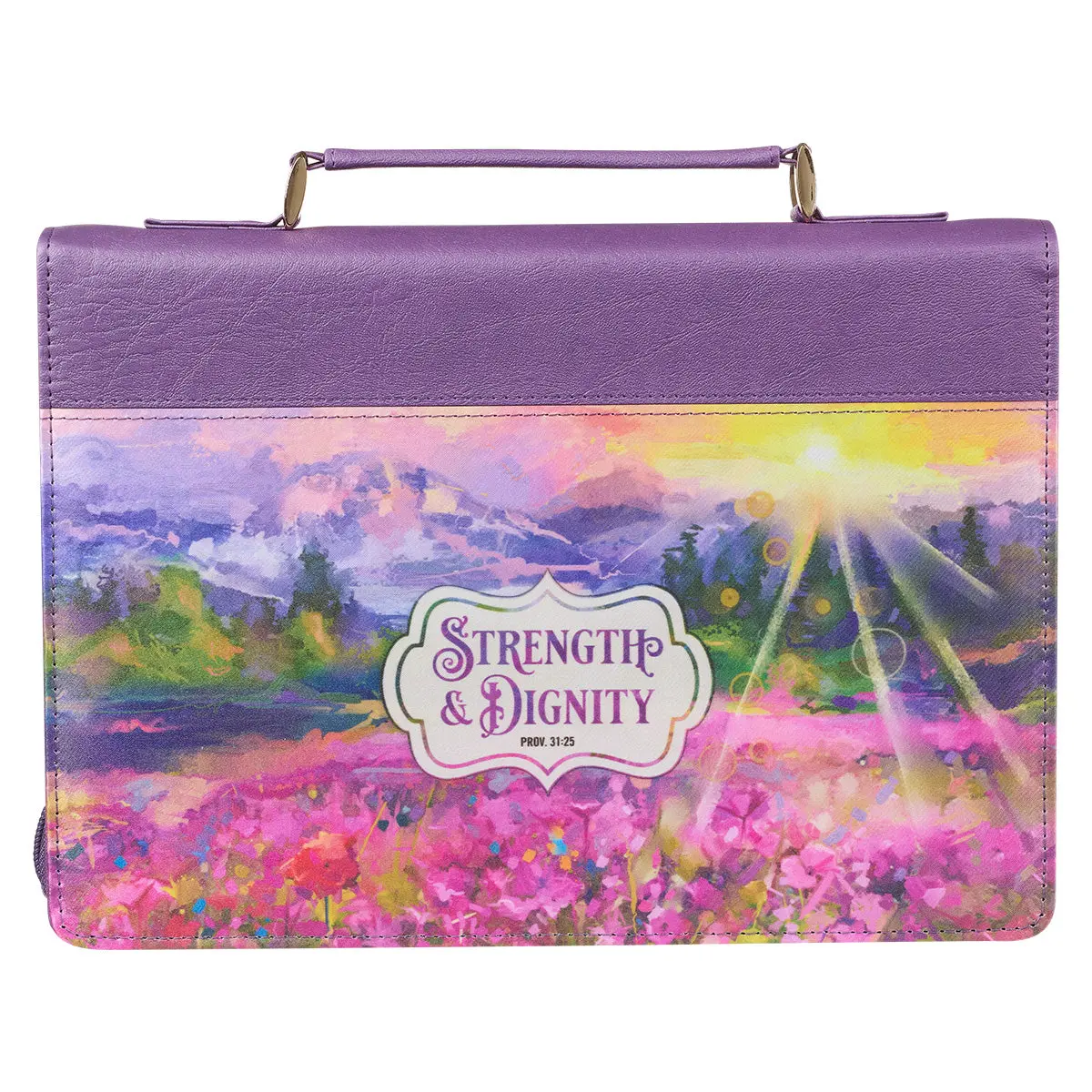 Strength & Dignity (Faux Leather Bible Bag) 1