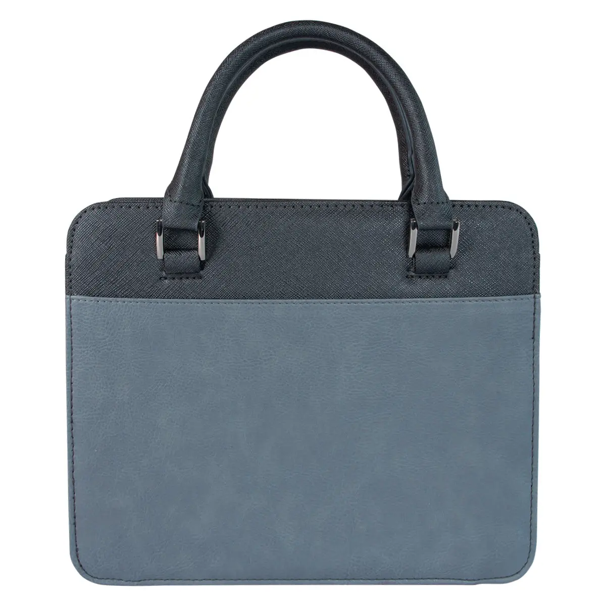 Cross Grey (Faux Leather Fashion Bible Bag) 2