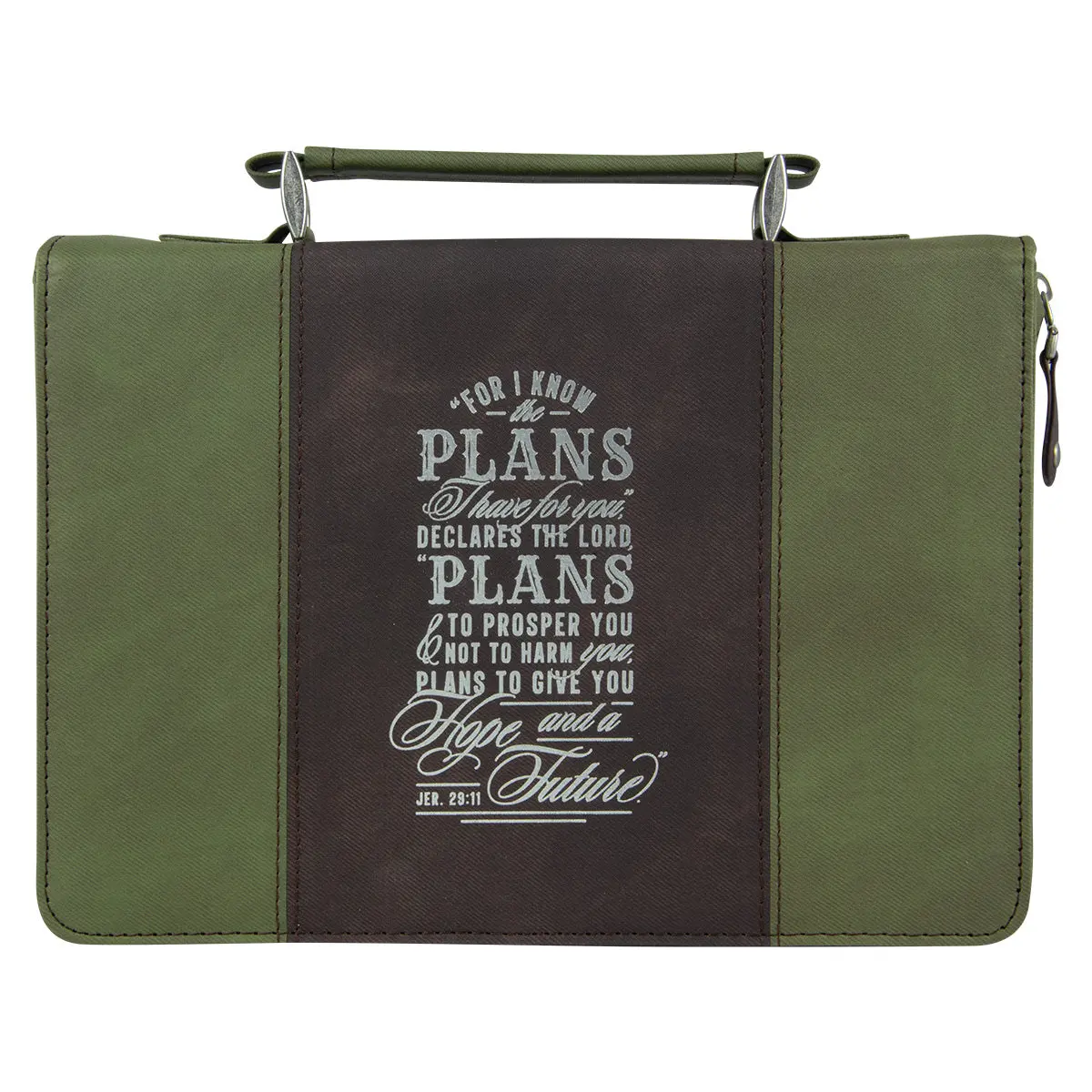 For I Know The Plans I Have For You Faux Leather Bible Bag - Jeremiah 29:11 1