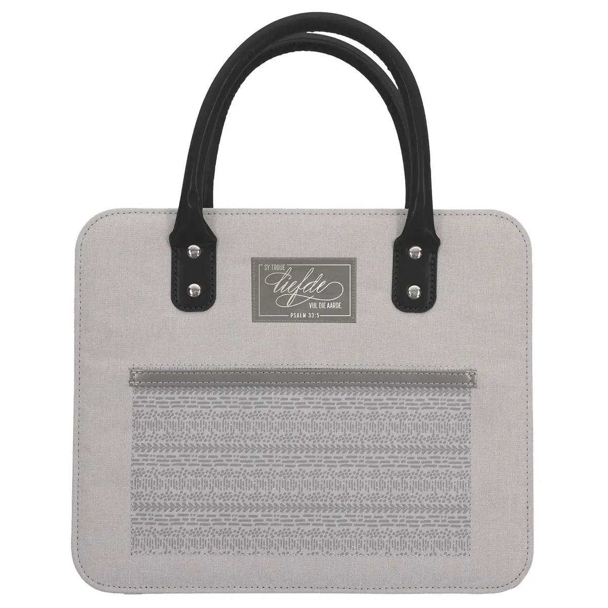 Sy Troue Liefde Vul Die Aarde Afrikaans Faux Leather Bible Bag 1