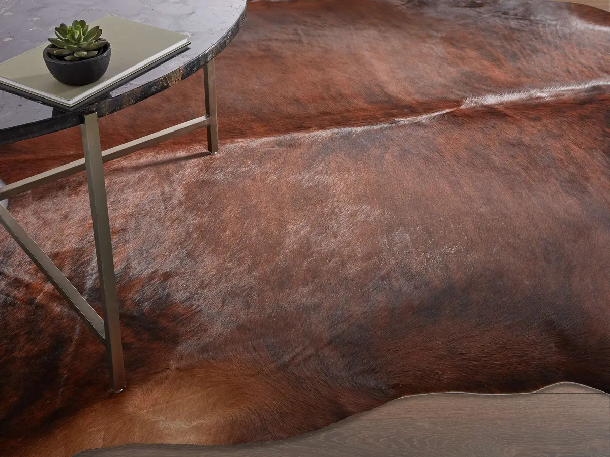 Brindle Hair On Hide Rug 1