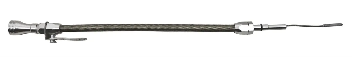 Cfr Stainless Braided Chevy Ls Truck Billet Handle Flexible Dipstick – (1999-Up Gm Ls Trucks) 1