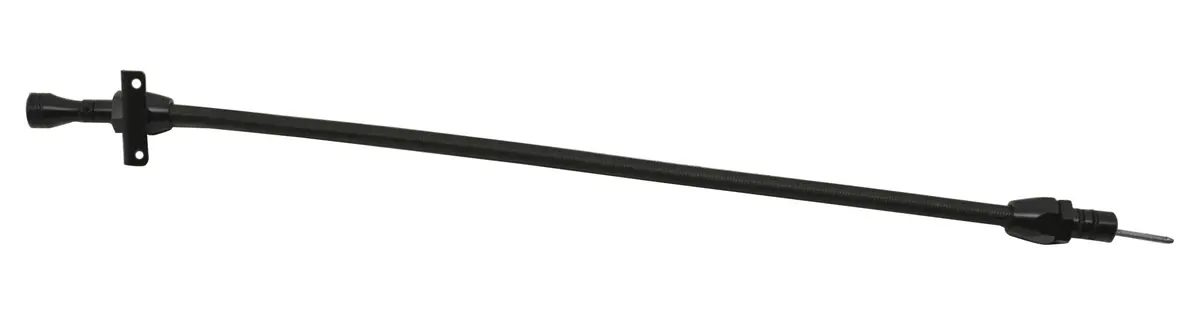 Cfr Stainless Mopar Torqueflite A-904 Firewall Flexible Transmission Dipstick - Black 1