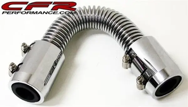 12" Stainless Chrome Radiator Hose Kit - Chevy-Ford-Mopar 1