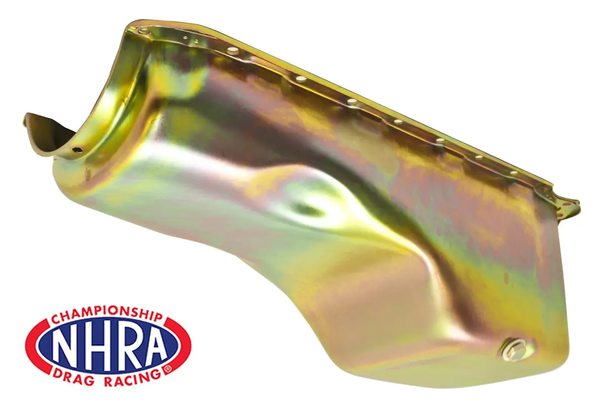 Nhra Approved 1965-90 Chevy Big Block 396-402-427-454 Stock Capacity Oil Pan - Zinc 1