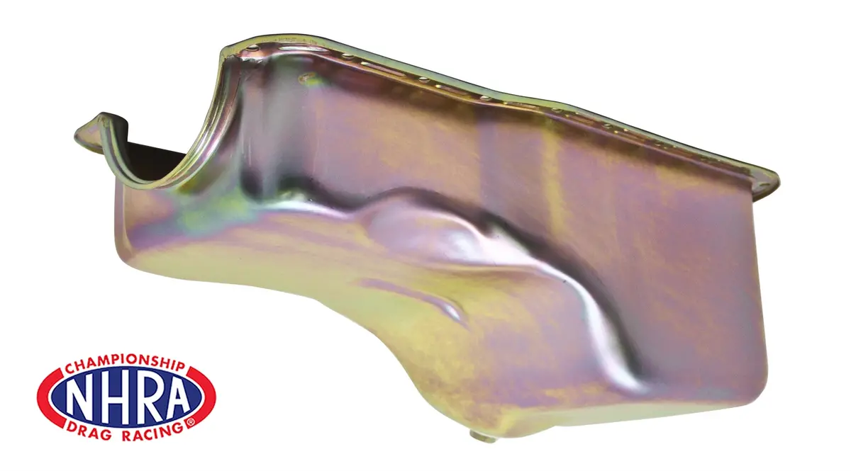 Nhra Approved 1969-81 Ford Small Block 351W Windsor Stock Capacity Oil Pan - Zinc 1