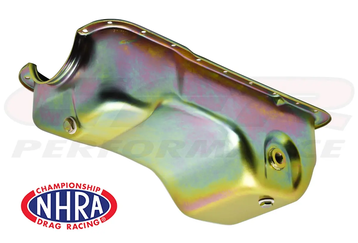 Nhra Approved Steel Oil Pan Fits 1979–1995 Ford 5.0L Mustang & Fox Chassis – Zinc‑Plated Finish 1
