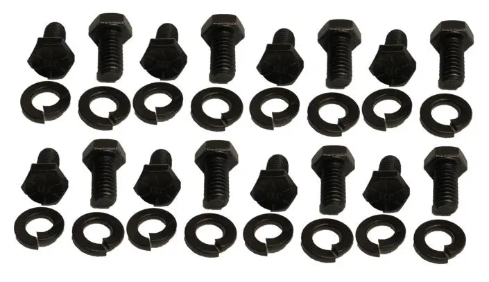 Cfr Steel Buick V6 & Ford 390-428 Oil Pan Bolts Kit Grade 8 Hex - Zinc 1