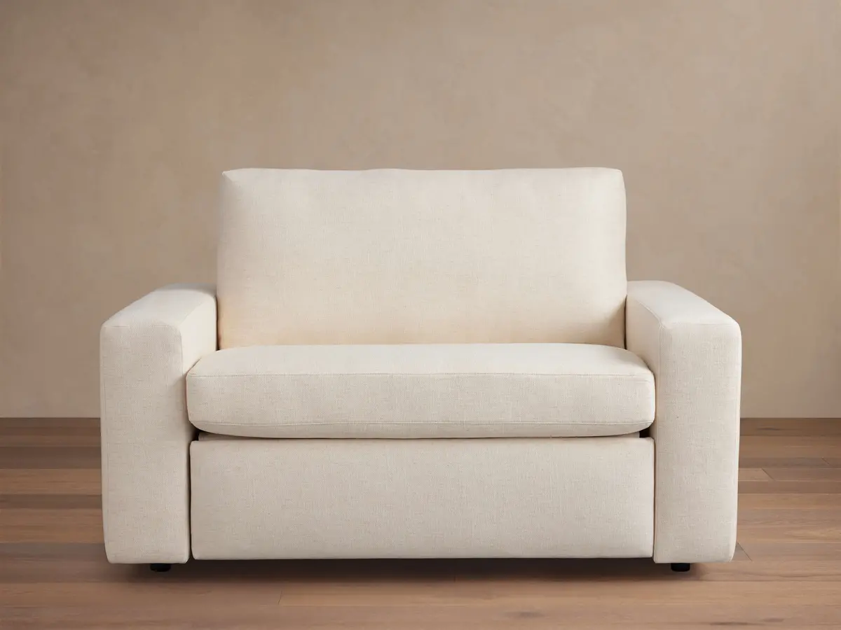 Kipton Wide Arm Luxury Twin Sleeper Chair 1
