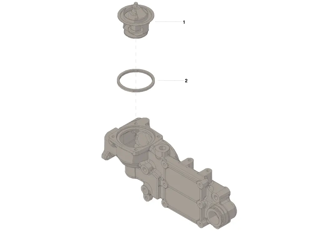Cummins 3800884 Thermostat Kit 1
